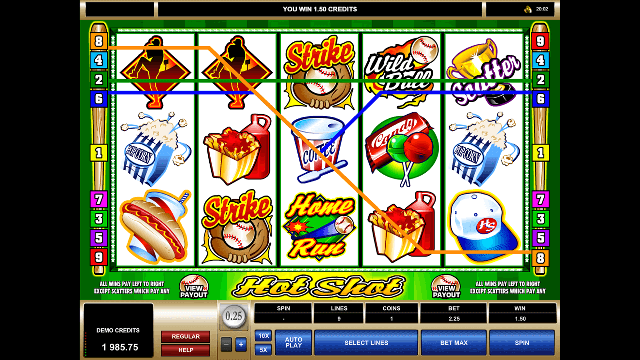 Hot Shot Slot Machine 