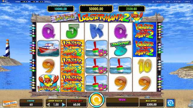 Lobstermania 2 slot game