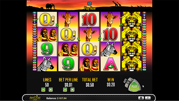 50 Lions Slot Machine