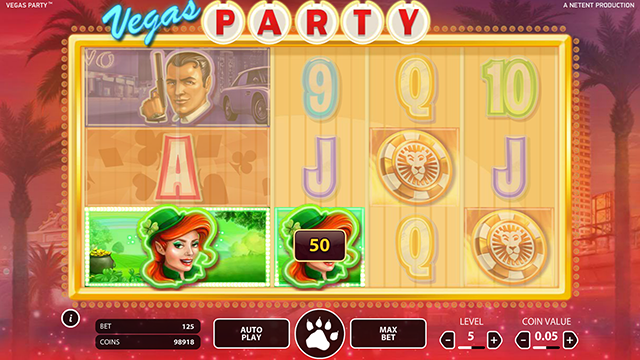 Vegas Party Slot Game NetEnt